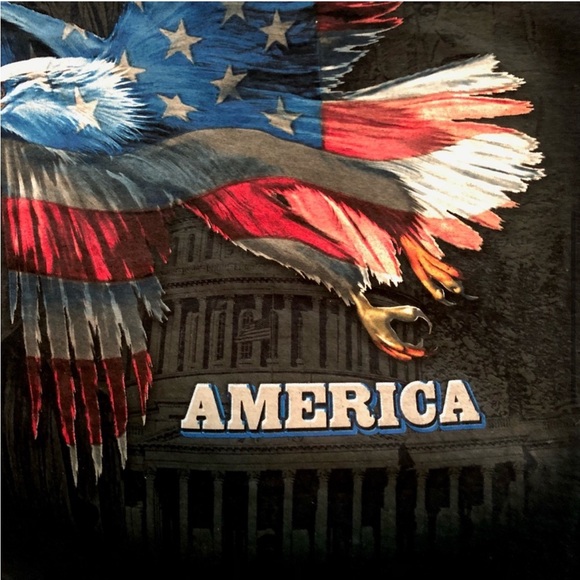 Fruit Of The Loom America Patriotic Tee - Picture 7 of 7